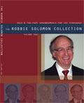 The Robbie Solomon Collection - Volume One